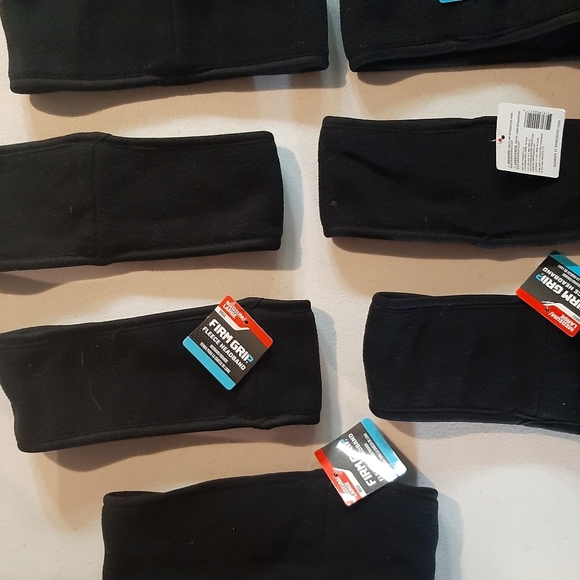 Firm grip fleece headbands lot of 7. All new. - Picture 3 of 3
